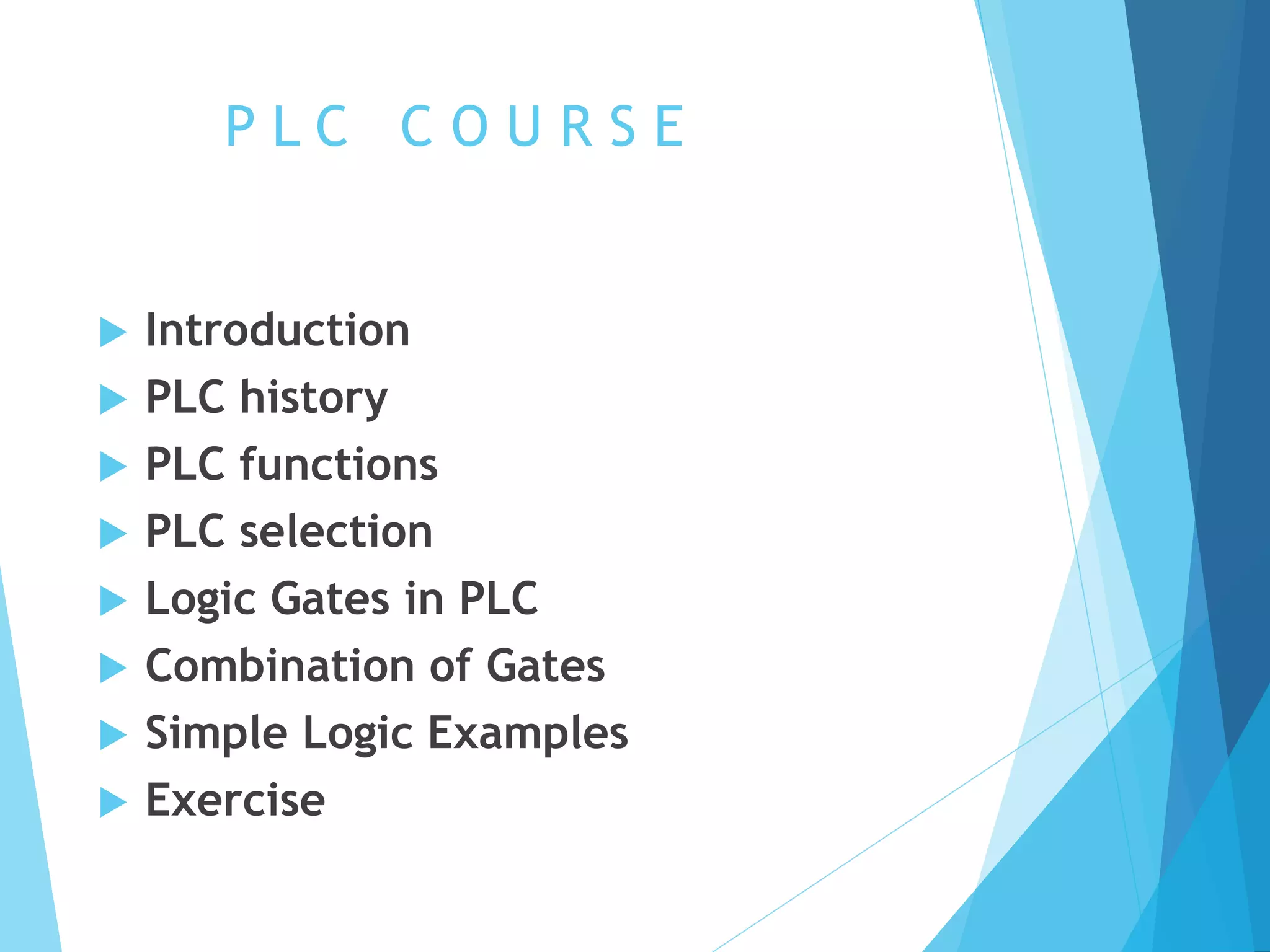 Programmable Logic Controllers | PPTX