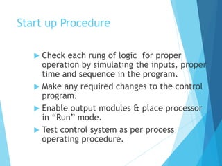 Programmable Logic Controllers | PPTX