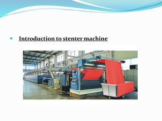 Plc and hmi baed stenter machine01 | PPTX