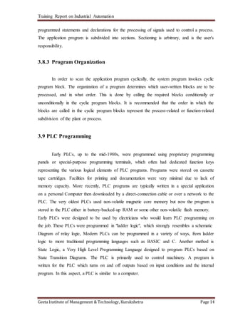 Plc and scada report | DOCX