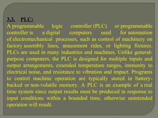 PLC and Sensors Based Protection and Fault Detection of Induction ...