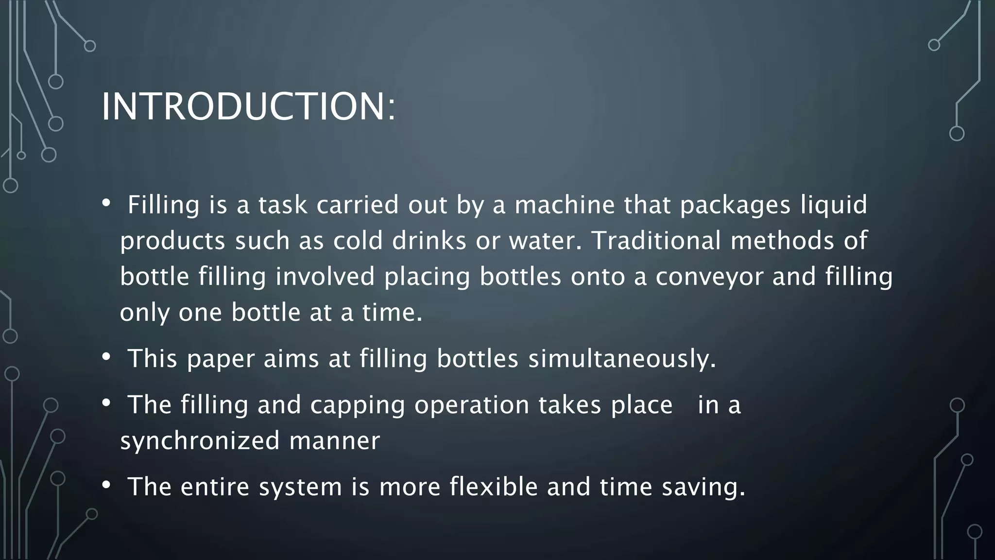 Plc based automatic bottle filling system | PPTX