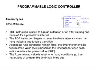Timed Based Controller Types PLC Basics programming and easy to learn by yourself | PPT