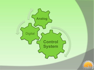 Analog



Digital

             Control
             System
 