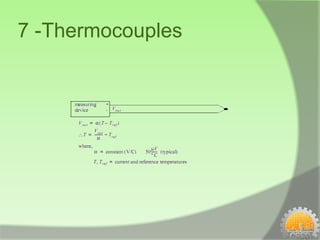 7 -Thermocouples
 