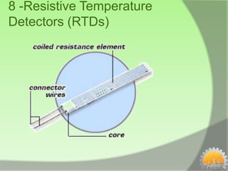 8 -Resistive Temperature
Detectors (RTDs)
 