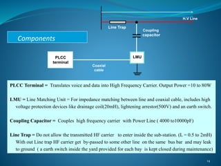 Power Line Carrier Communication | PPTX