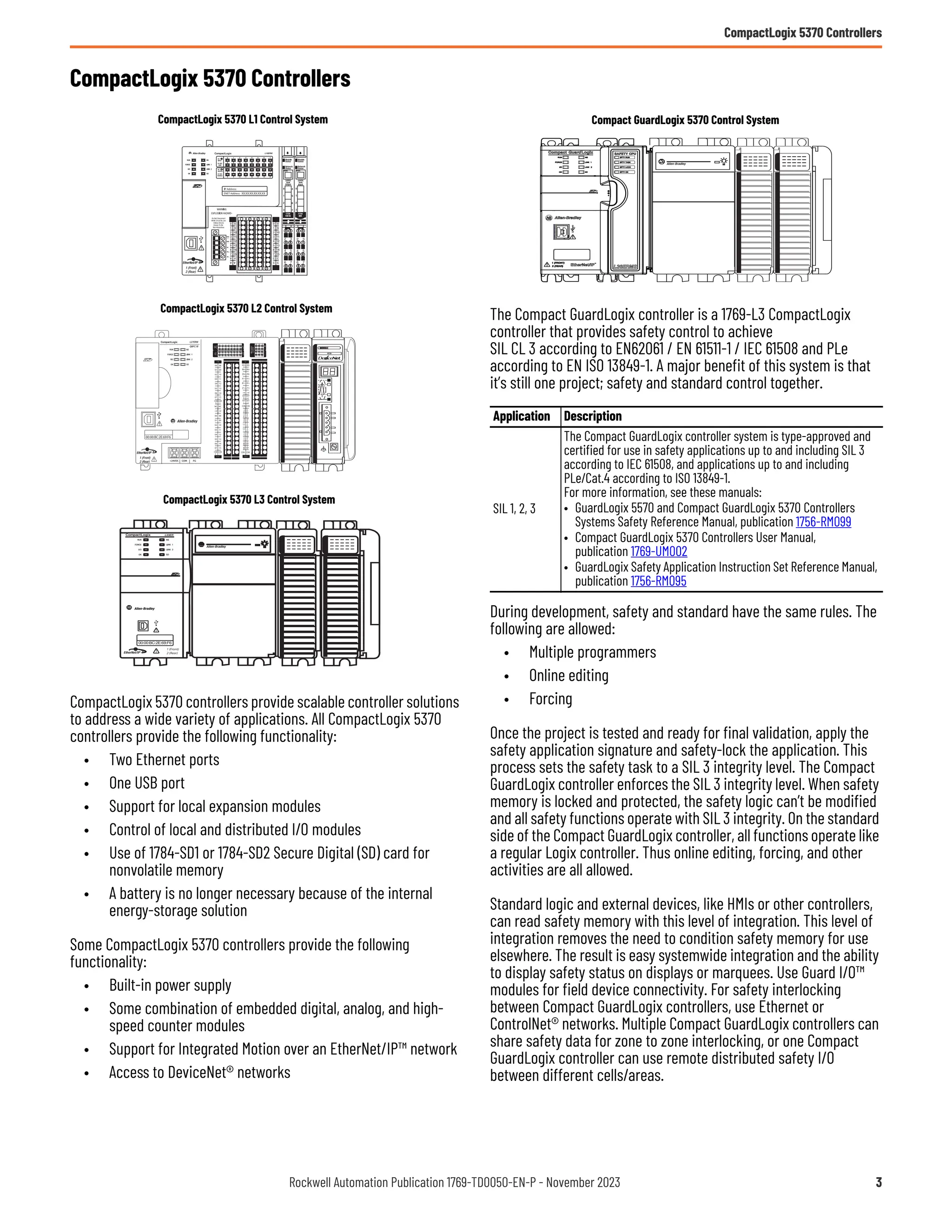 PLC CompactLogix L24er datasheet rockwell | PDF