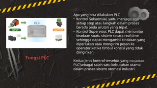 PLC DASAR Programable Logic COntroller Basic | PPTX