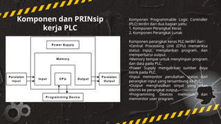 PLC DASAR Programable Logic COntroller Basic | PPTX