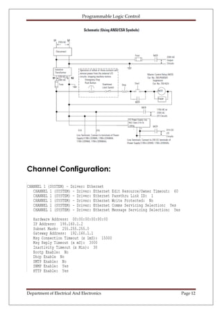 Plc documentation final | PDF