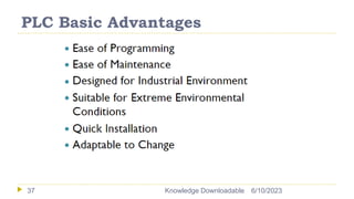 PLC Basic Advantages
6/10/2023
Knowledge Downloadable
37
 