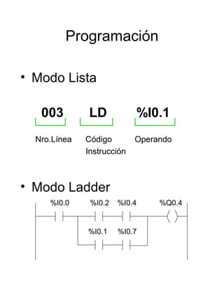 Plc intrucciones basicas | PPT