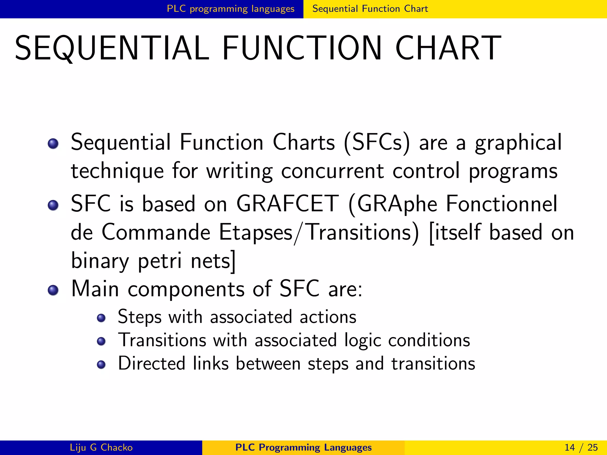 PLC Programming Languages | PDF