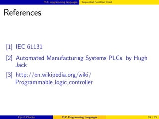 PLC Programming Languages | PPT