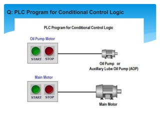 Q: PLC Program for Conditional Control Logic
 