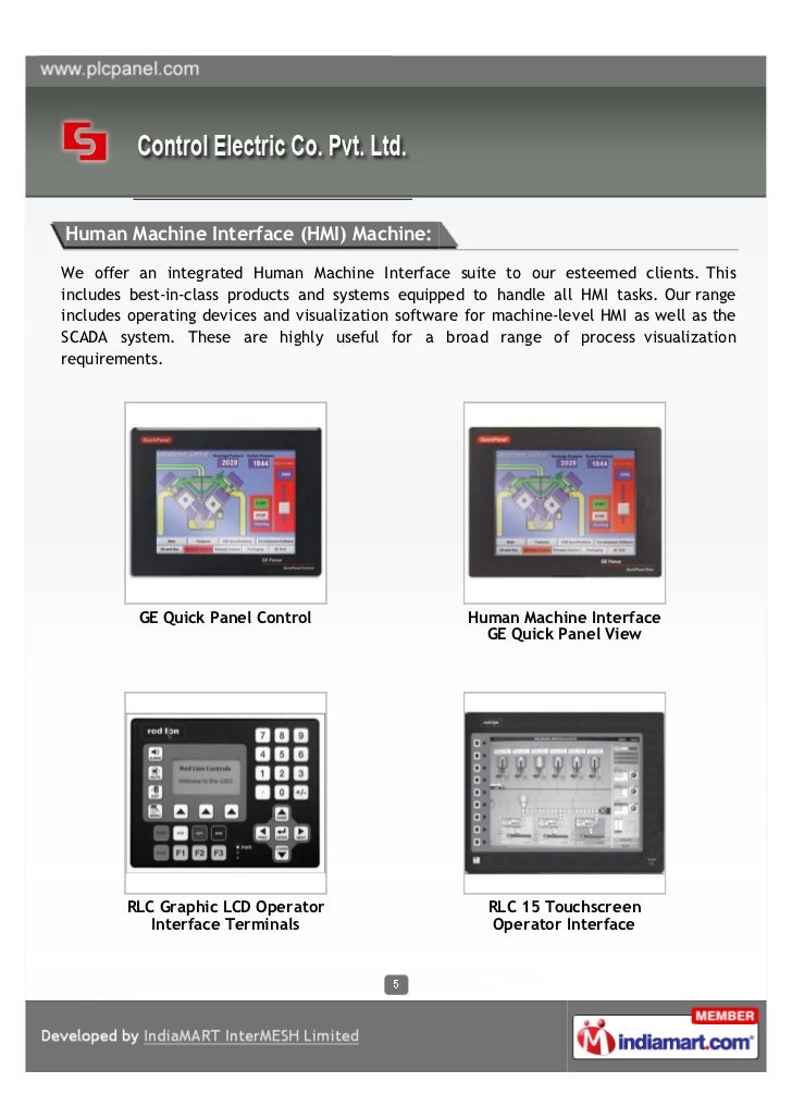 Control Electric Company Pvt. Ltd, Noida, Industrial Process Automati…