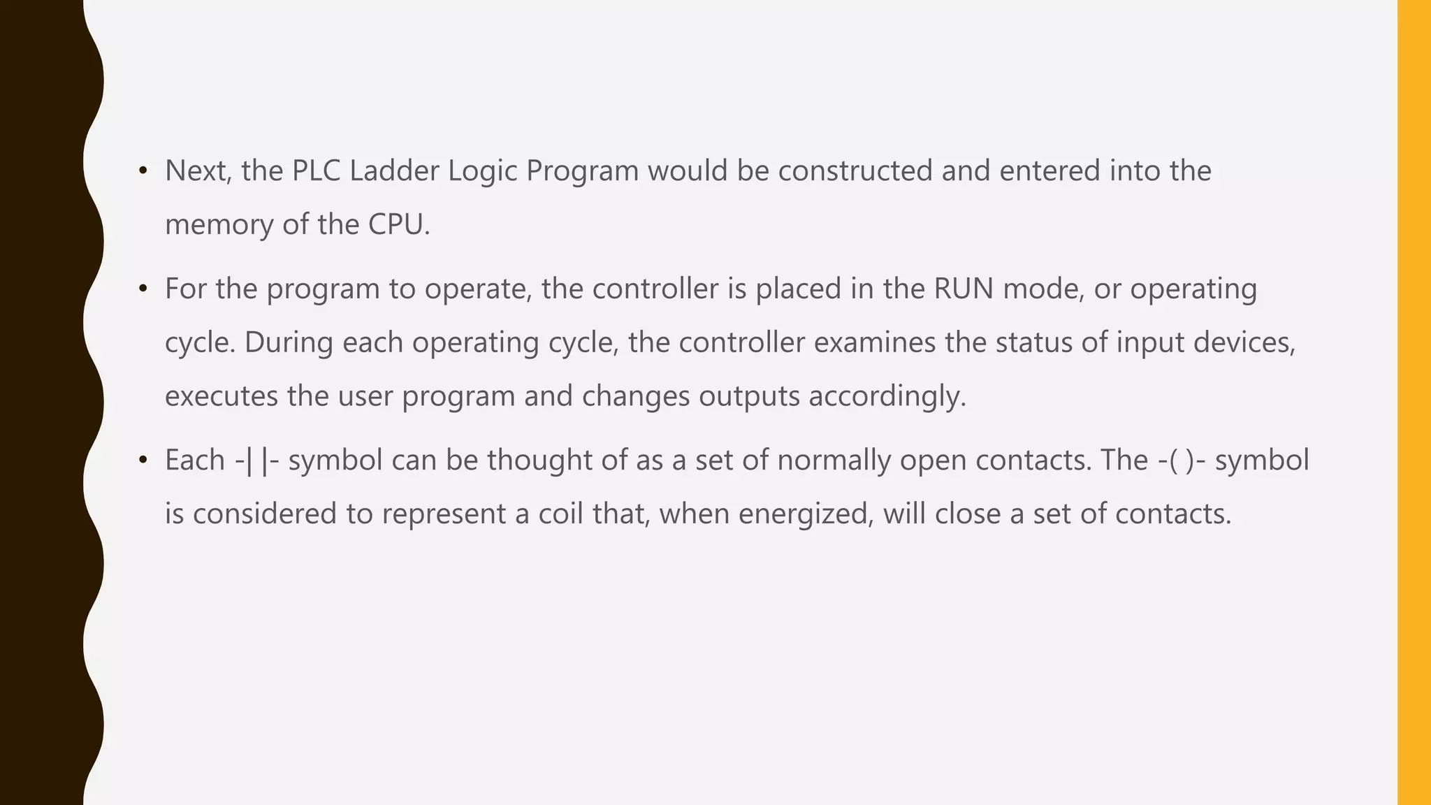 Programmable Logic Controller (PLC Part 3) | PPT