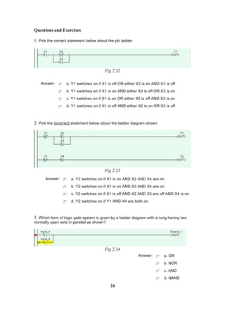 Ladder Logic Quiz PLCProgramming for beginners in automation | PDF