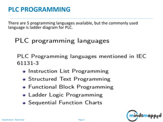 PLC Programming Introduction | PPTX