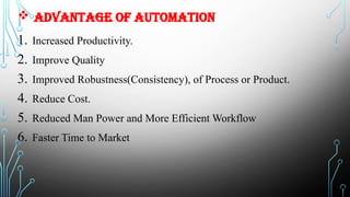 Industrial Automation(PLC & SCADA) Presentation | PPTX
