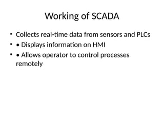 PLC And SCADA AUTOMATION WITH NEW WOR | PPT