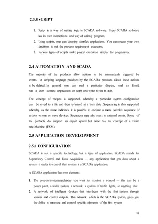 Software Engineering Technical Report Example Scripting Code Plc & Scada report 4 | DOCX