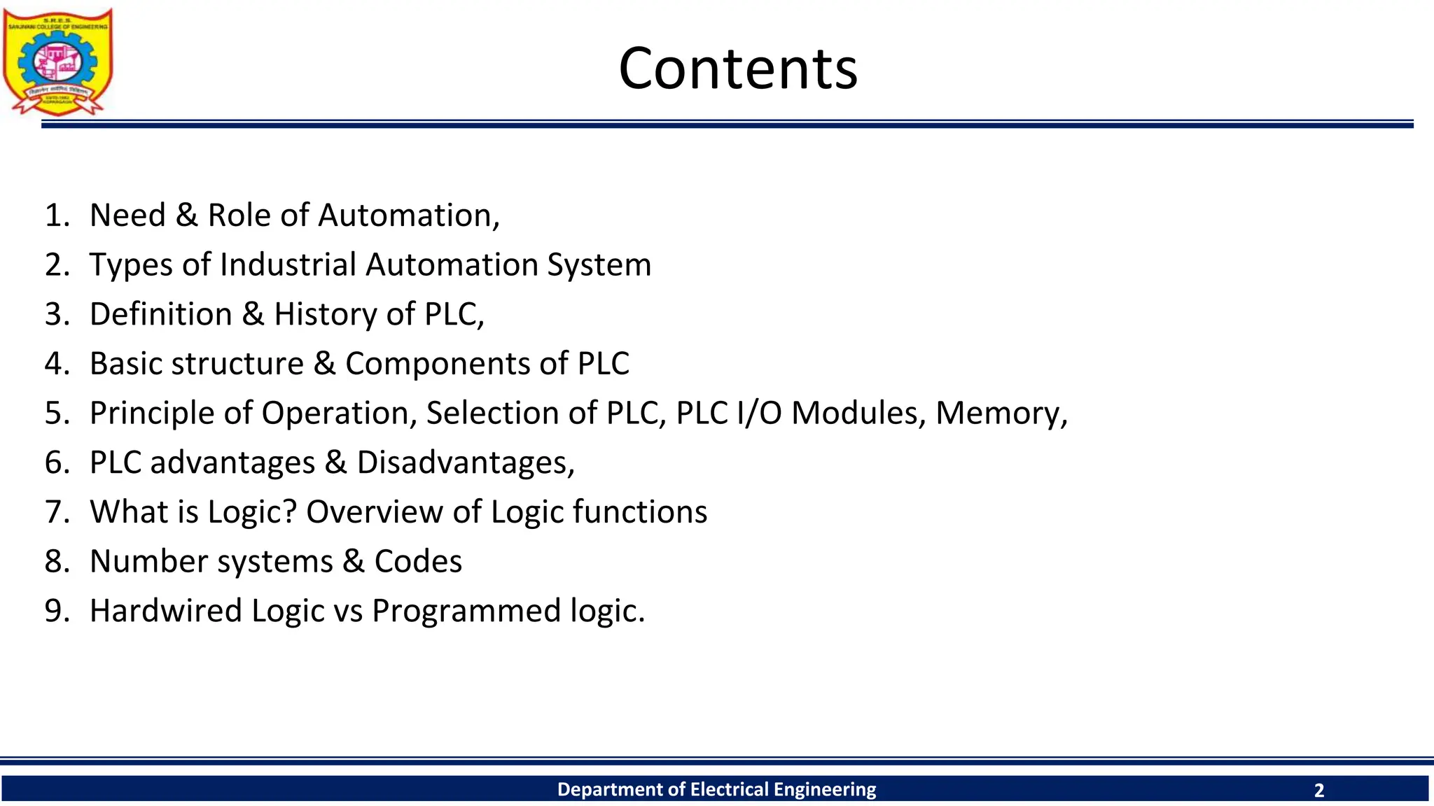 Introduction to automation ,plc, programing language | PPT