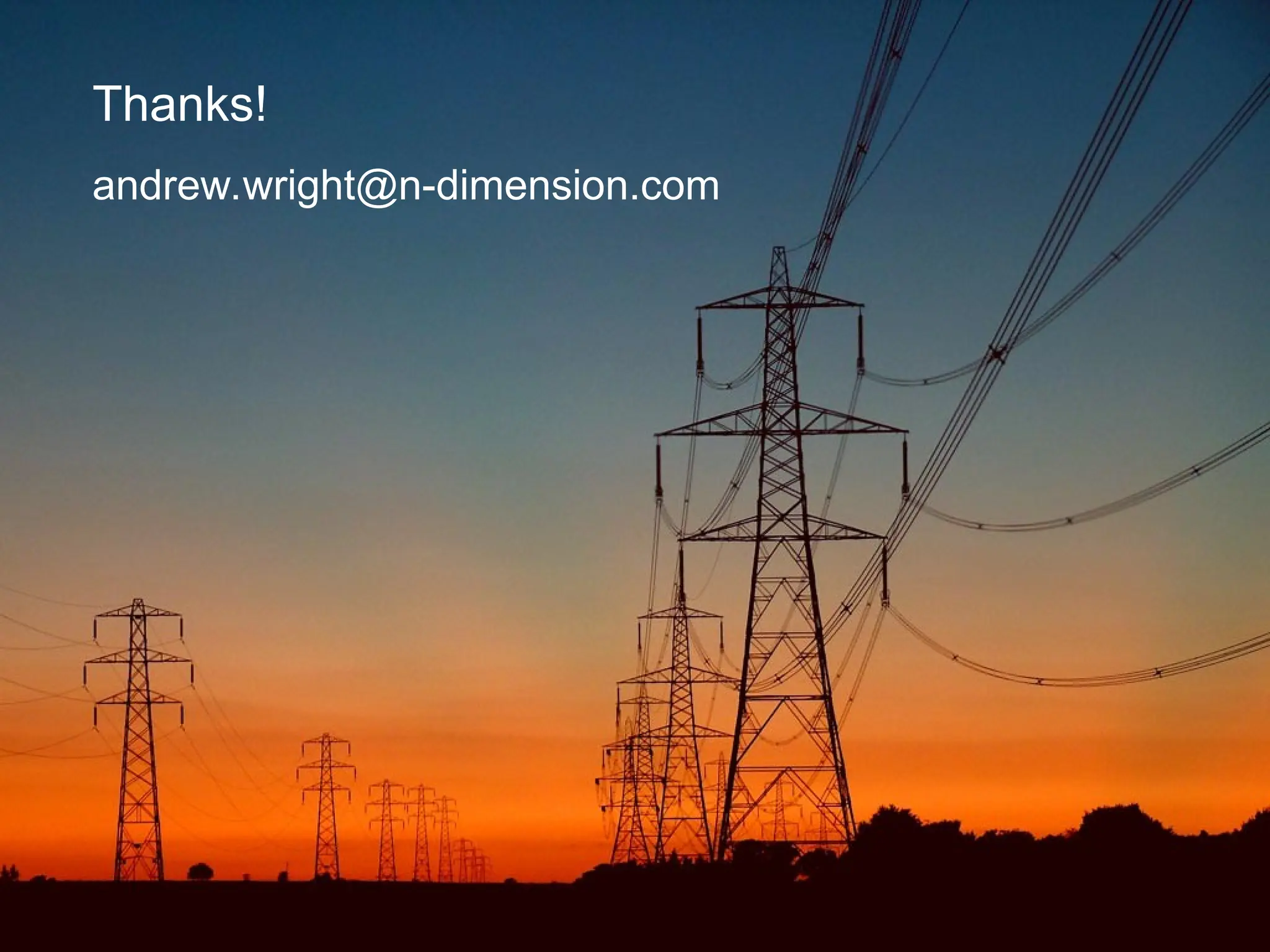 ACM CCS Tutorial
Nov. 2009
Thanks!
andrew.wright@n-dimension.com
 