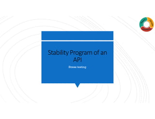 Api Stability AQBD Seminar Stability of API | PDF
