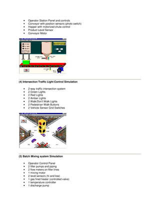 Plc Simulation Examples | PDF