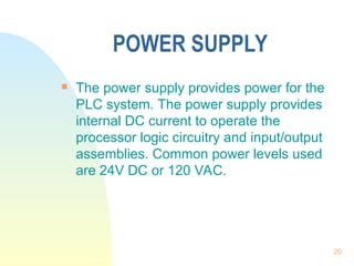 PLC SPECIAL NOTES FOR ELECTRICAL INSTALLATION.ppt