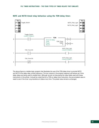 PLC TECHNICIAN HANDBOOK beginners in automation | PDF