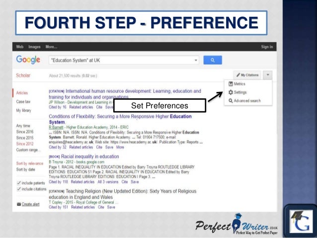 Google scholar education research picture