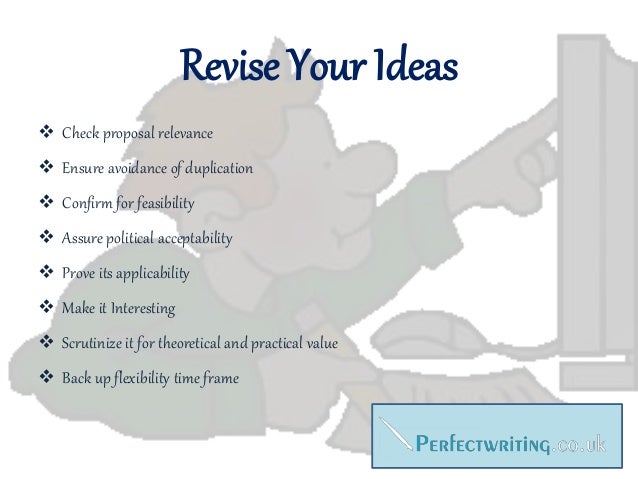 Writing a dissertation proposal 2013