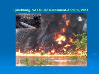 Lynchburg, VA Oil Car Derailment-April 30, 2014