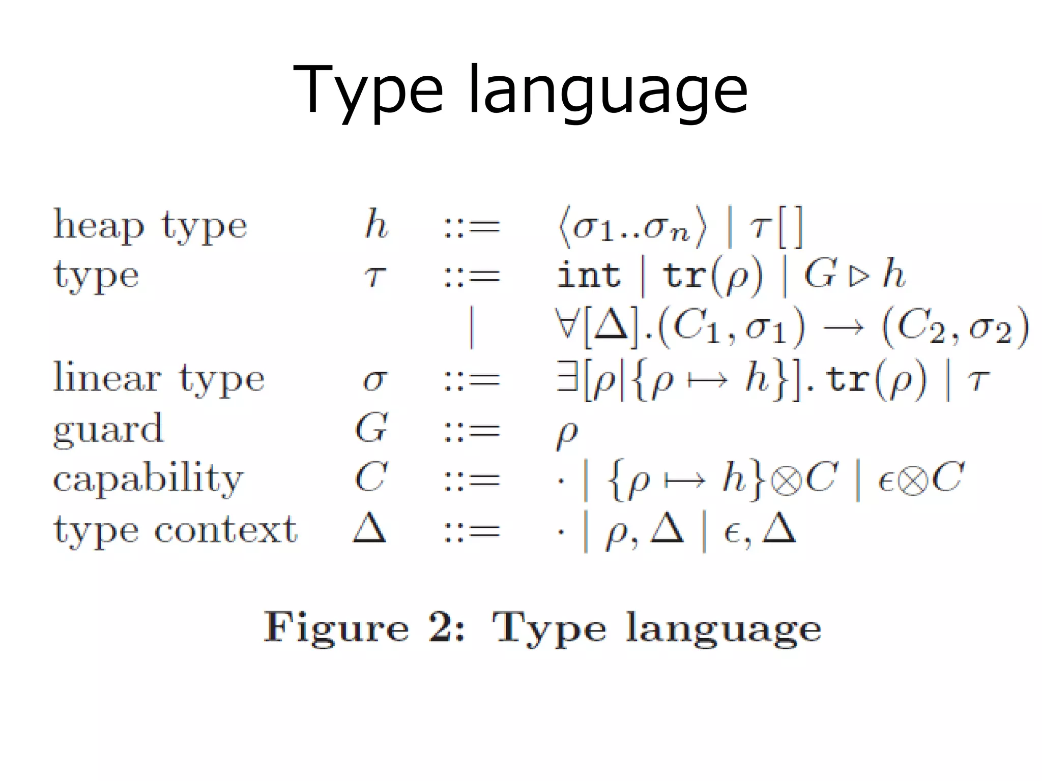 Type language
 