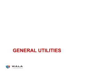 GENERAL UTILITIES
 