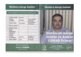 Partidul Liberal Democrat din Moldova - Andrei Ciubăr
