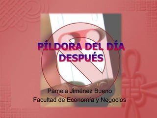 Pamela Jiménez Bueno
Facultad de Economía y Negocios
 