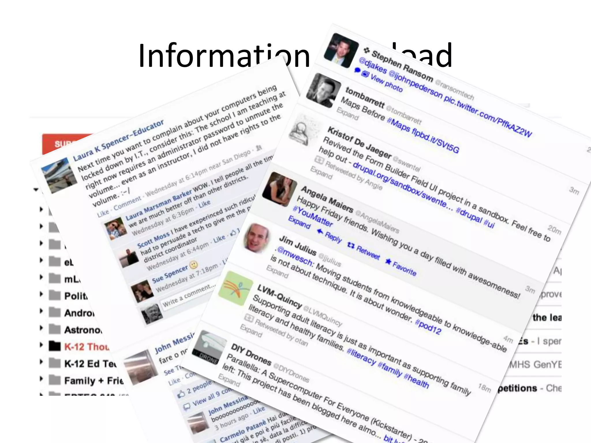 Information Overload
 