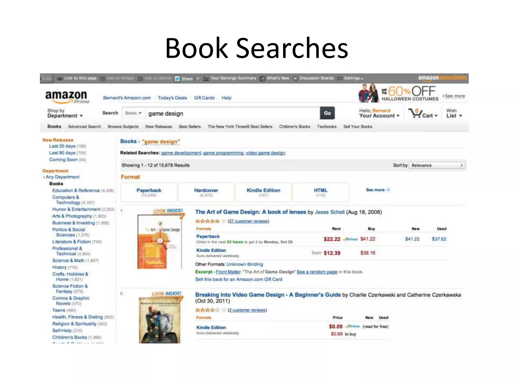Book Searches
 