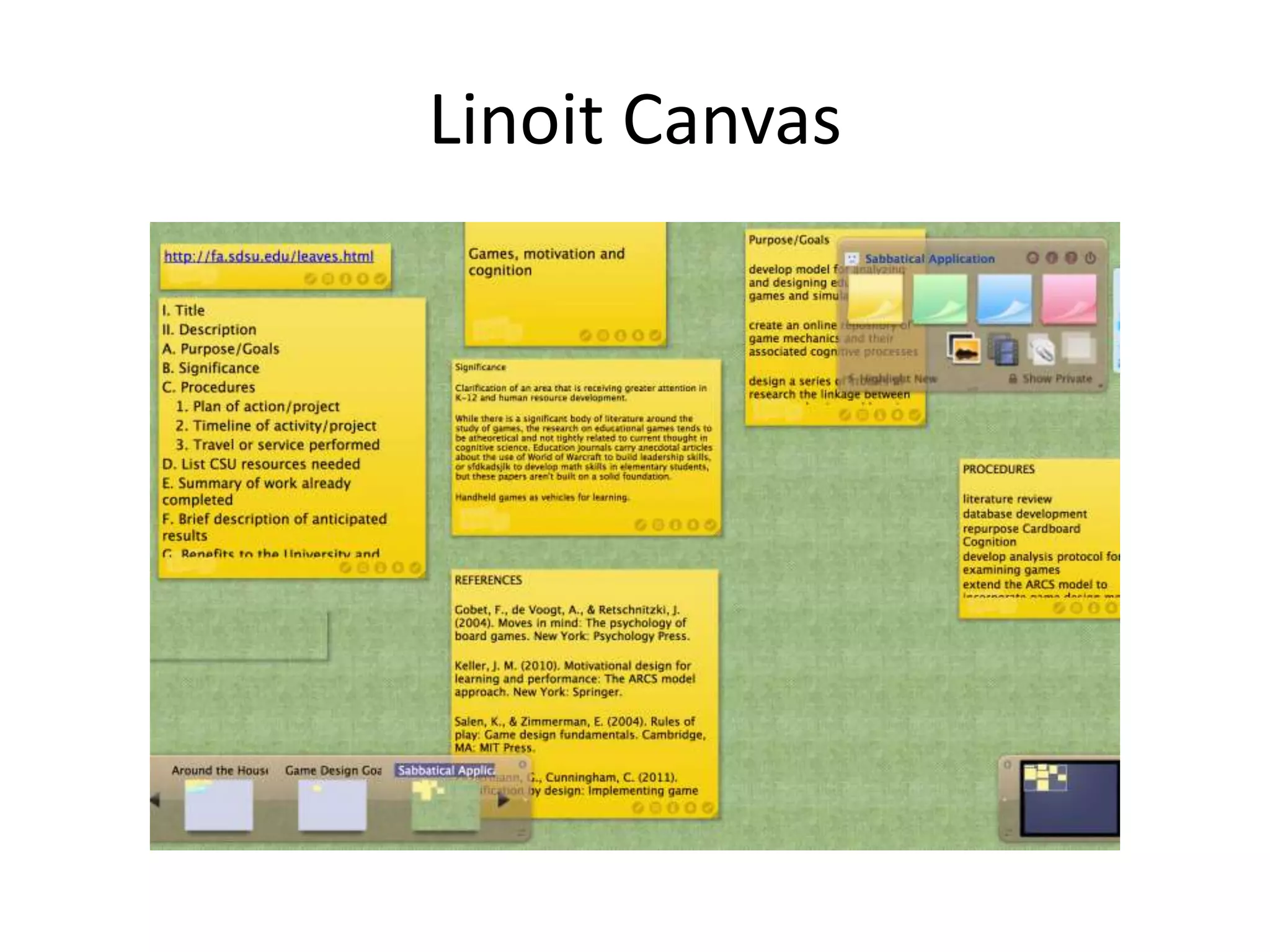 Linoit Canvas
 