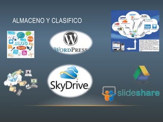 ALMACENO Y CLASIFICO 
 