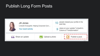 Publish Long Form Posts
 