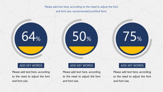64%
ADD KEY WORDS
Please add text here, according
to the need to adjust the font
and font size.
50%
ADD KEY WORDS
Please add text here, according
to the need to adjust the font
and font size.
75%
ADD KEY WORDS
Please add text here, according
to the need to adjust the font
and font size.
Please add text here, according to the need to adjust the font
and font size, recommended justified form.
 