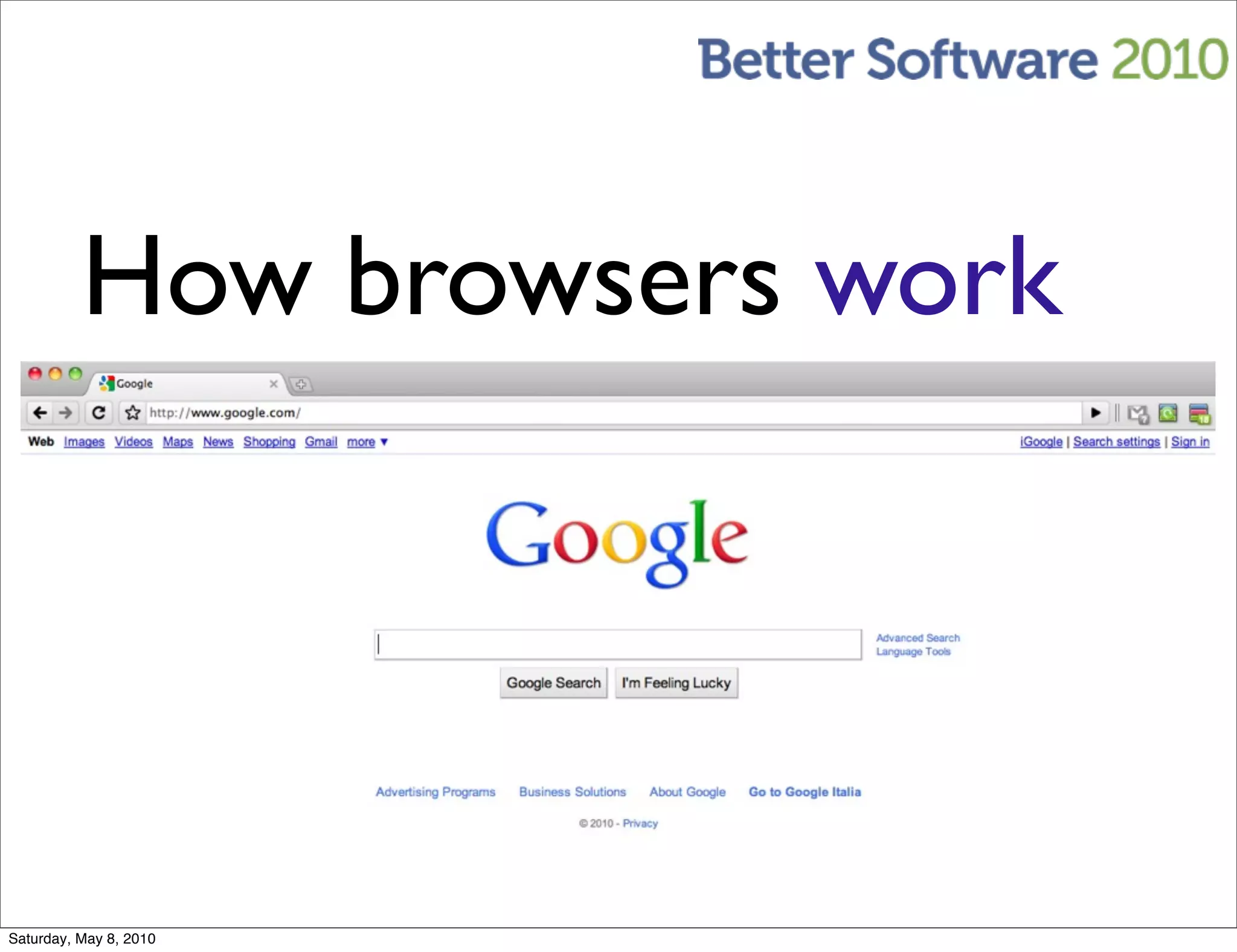How browsers work




Saturday, May 8, 2010
 