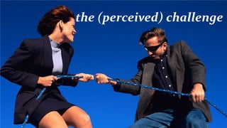 the (perceived) challenge
 