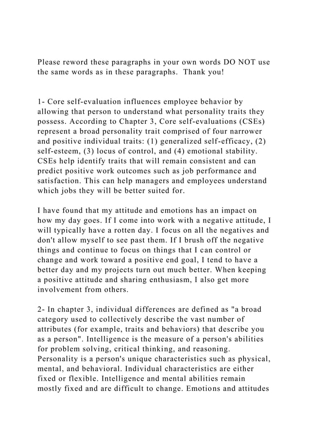 Please reword these paragraphs in your own words DO NOT use the sa.docx