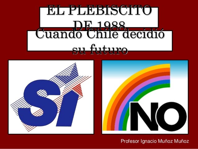 Resultado de imagen para foto de plebiscito en chile